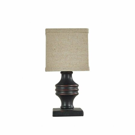 HAZ Black Accent Lamp with Neutral Shade HA3089069